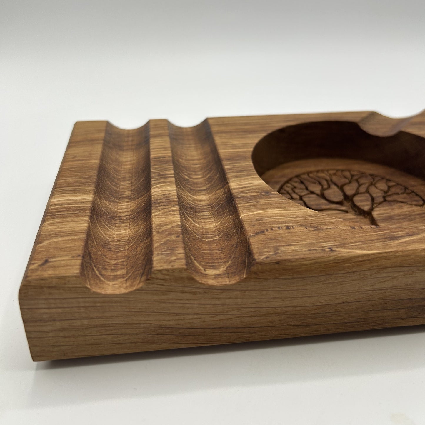 Cigar Ashtray Handcrafted Luxury French Oak, Premium Quality, Elegant Ash Tray Ideal Gift for Cigar Enthusiasts Unique Luxury Cigar Ashtrays
