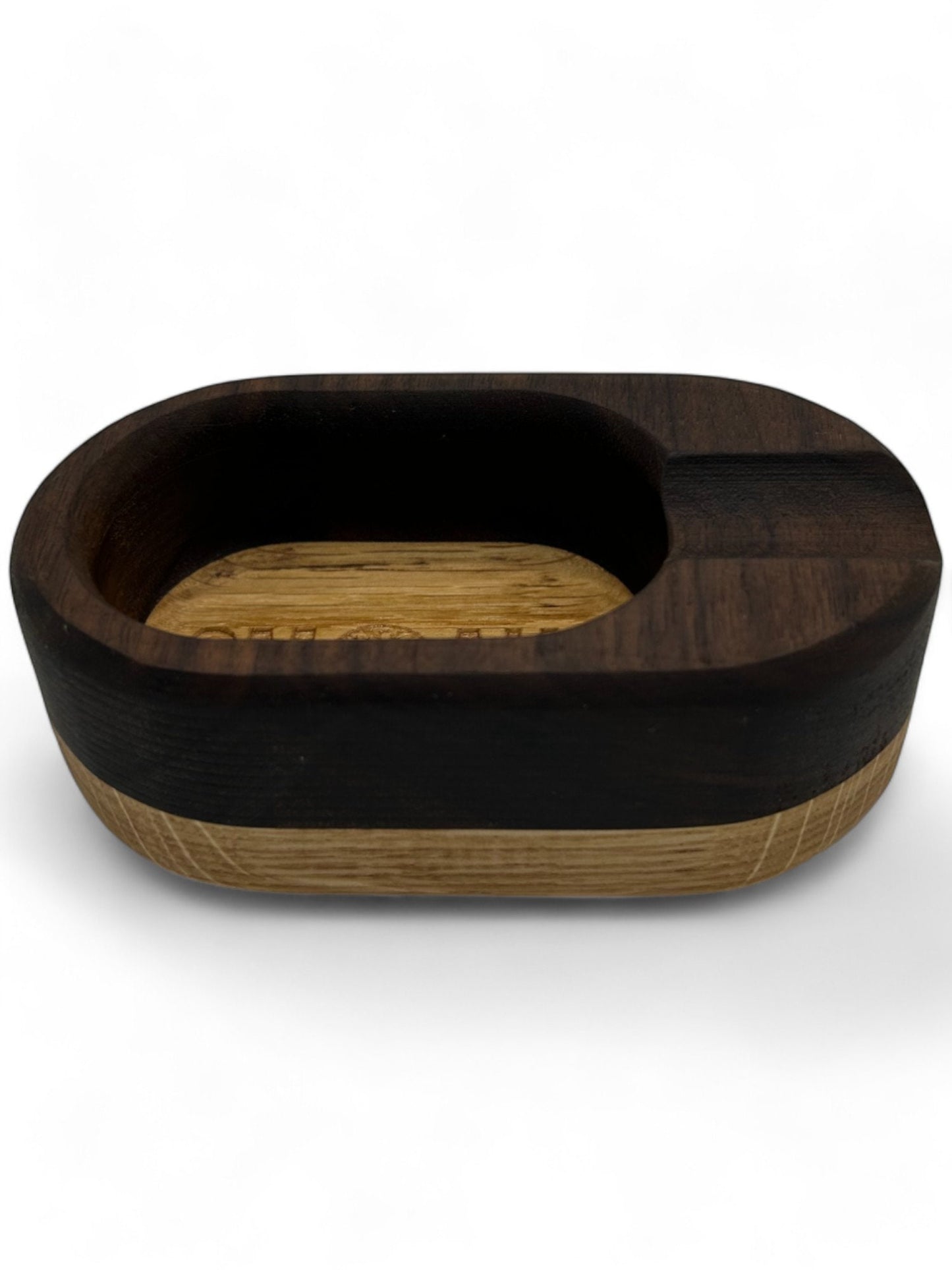 Cigar Ashtray Handcrafted Walnut French Oak, Premium Ash Tray, Elegant Design, Fab Gift for Cigar Enthusiasts Unique Luxury Cigar Ashtrays