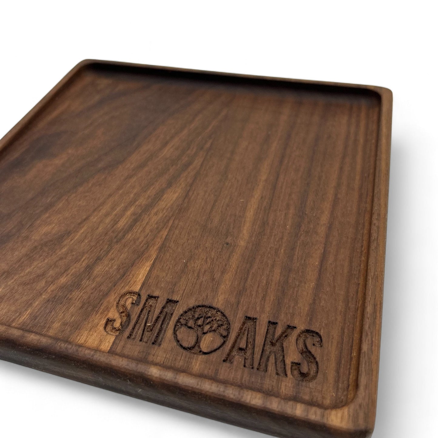 Rolling Tray Black Walnut Handmade Cannabis Accessories Weed Tray Stoner Gift Marijuana Air Tight Stash Storage Jar Marijuana Accessory