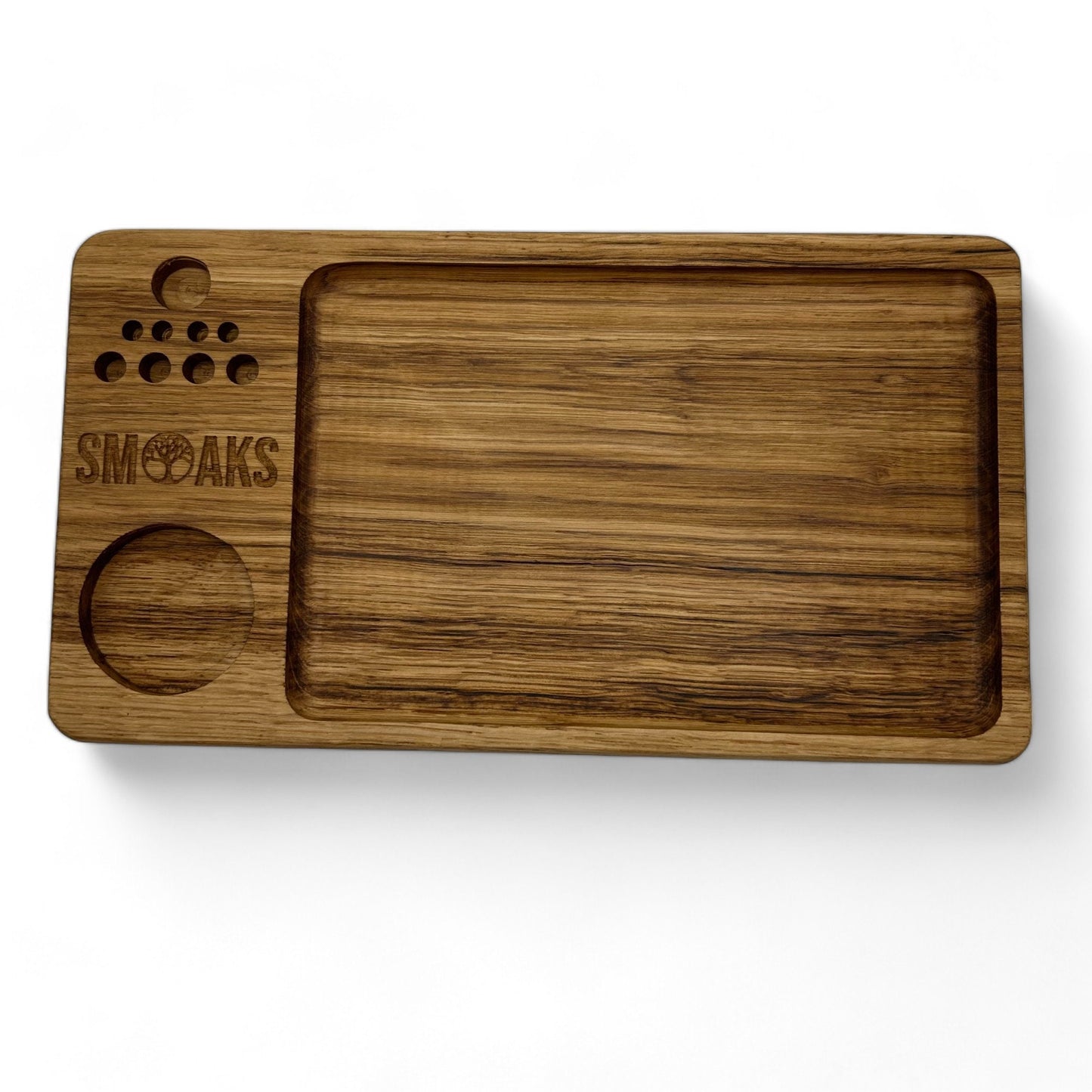 Rolling Tray French Oak Handmade Cannabis Accessories Weed Tray Stoner Gift Marijuana Air Tight Stash Storage Jar And Herb Cannabis Grinder