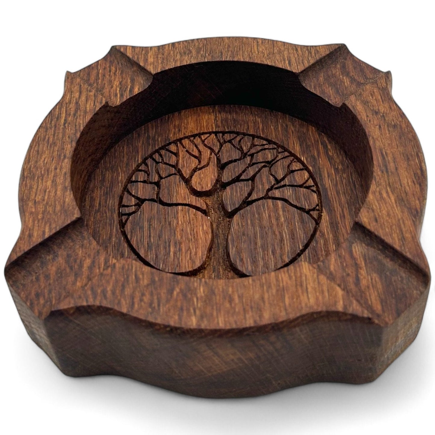 Cigar Ashtray French Oak Handcrafted Gift for Cigar Lovers Premium Quality Cigar Accessories Unique Luxury Cigar Ash Trays Gift for Him