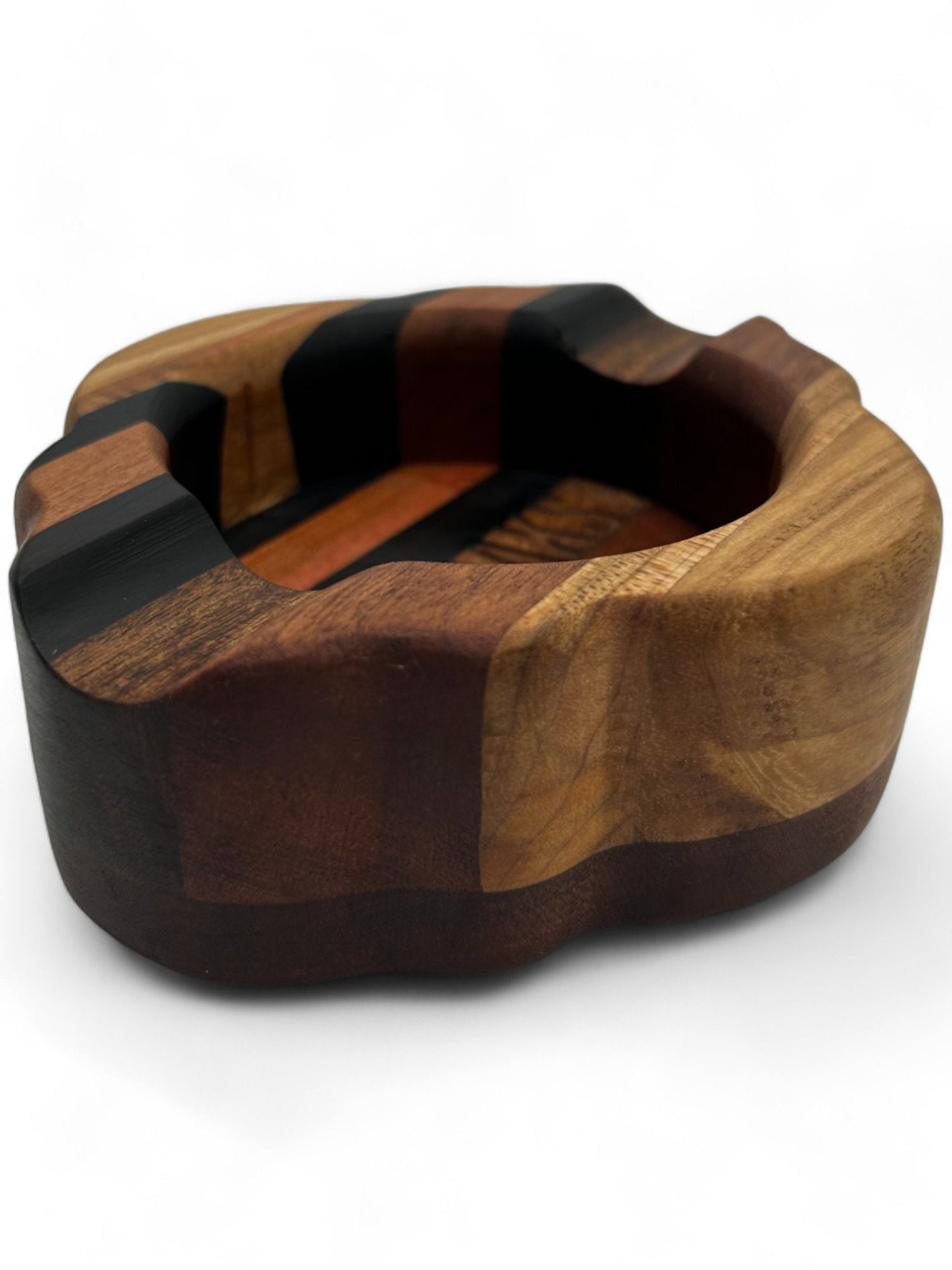 Cigar Ashtray Handcrafted Luxury Exotic Wood, Premium Ash Tray, Elegant Design, Gift for Cigar Enthusiasts Unique Luxury Cigar Ashtrays