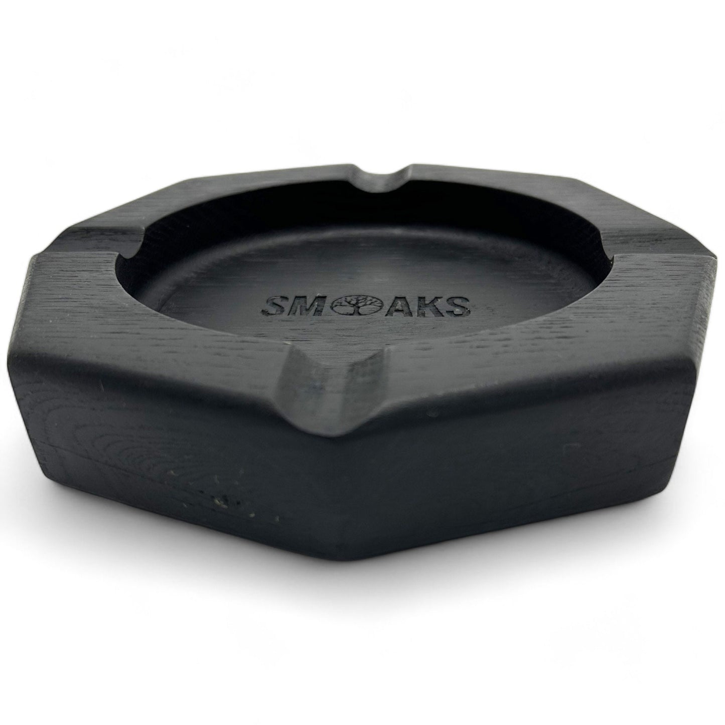 Cigar Ashtray Luxury Ebonised French Oak Premium Quality, Elegant Ash Tray Ideal Gift for Cigar Enthusiasts Unique Luxury Cigar Ashtray