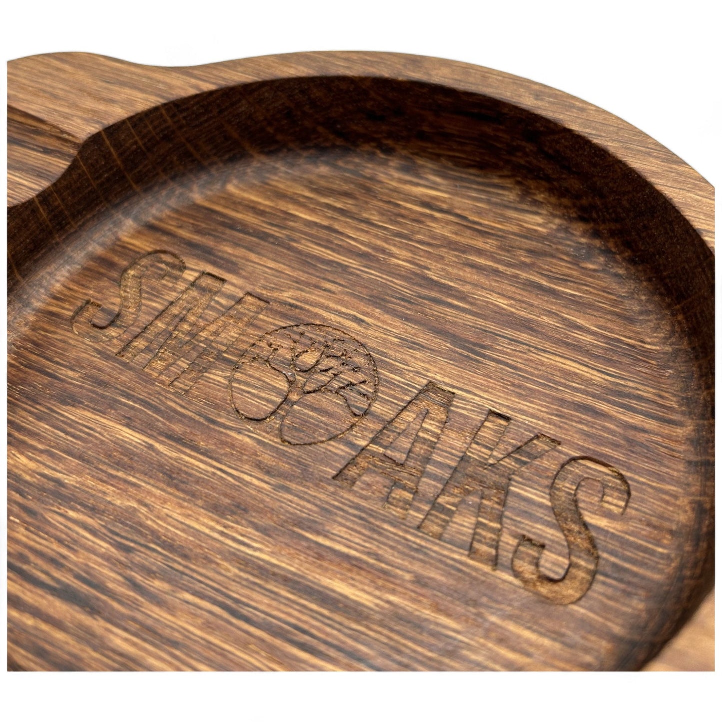 Cigar Ashtray Handcrafted Luxury French Oak, Premium Ash Tray, Elegant Design, Gift for Cigar Enthusiasts Unique Luxury Cigar Ashtrays