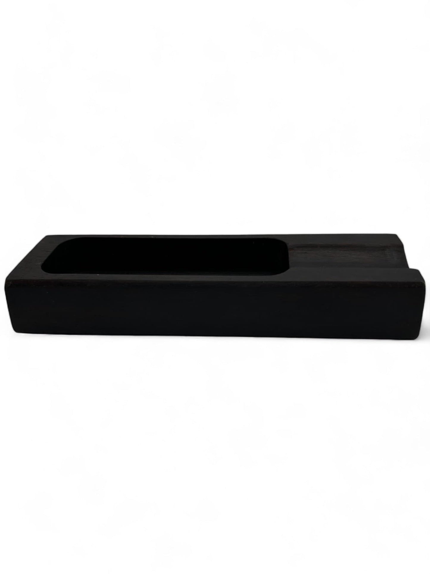 Luxury African Blackwood Cigar Ashtray - Handcrafted & Exclusive