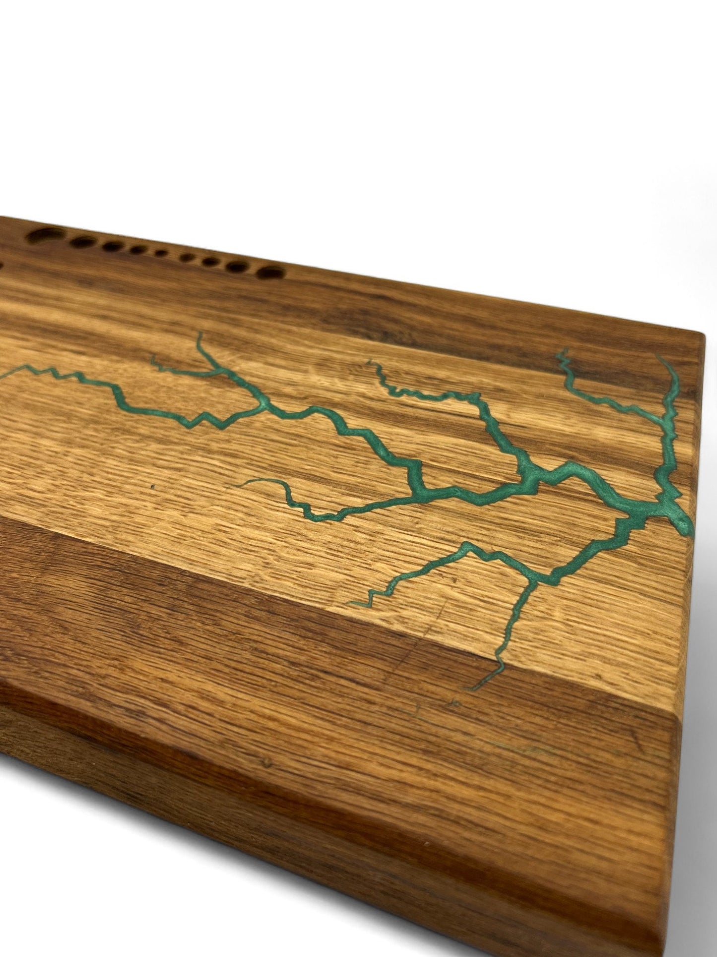 XL Rolling Tray French Oak, Handcrafted Smoking Tray, Cannabis Accessories Organizer, Perfect Weed Tray Gift For Marijuana Lover Stash Tray