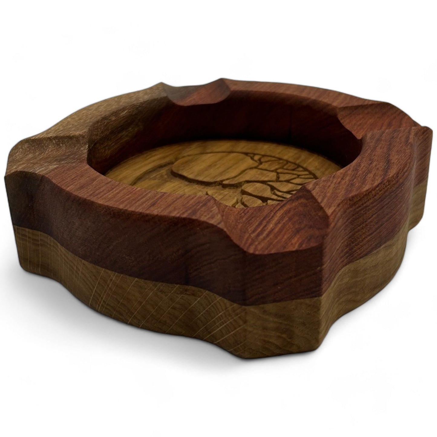 Cigar Ashtray Namibian Rosewood French Oak Handcrafted Gift for Cigar Lovers Premium Quality Cigar Accessories Unique Luxury Cigar Ash trays