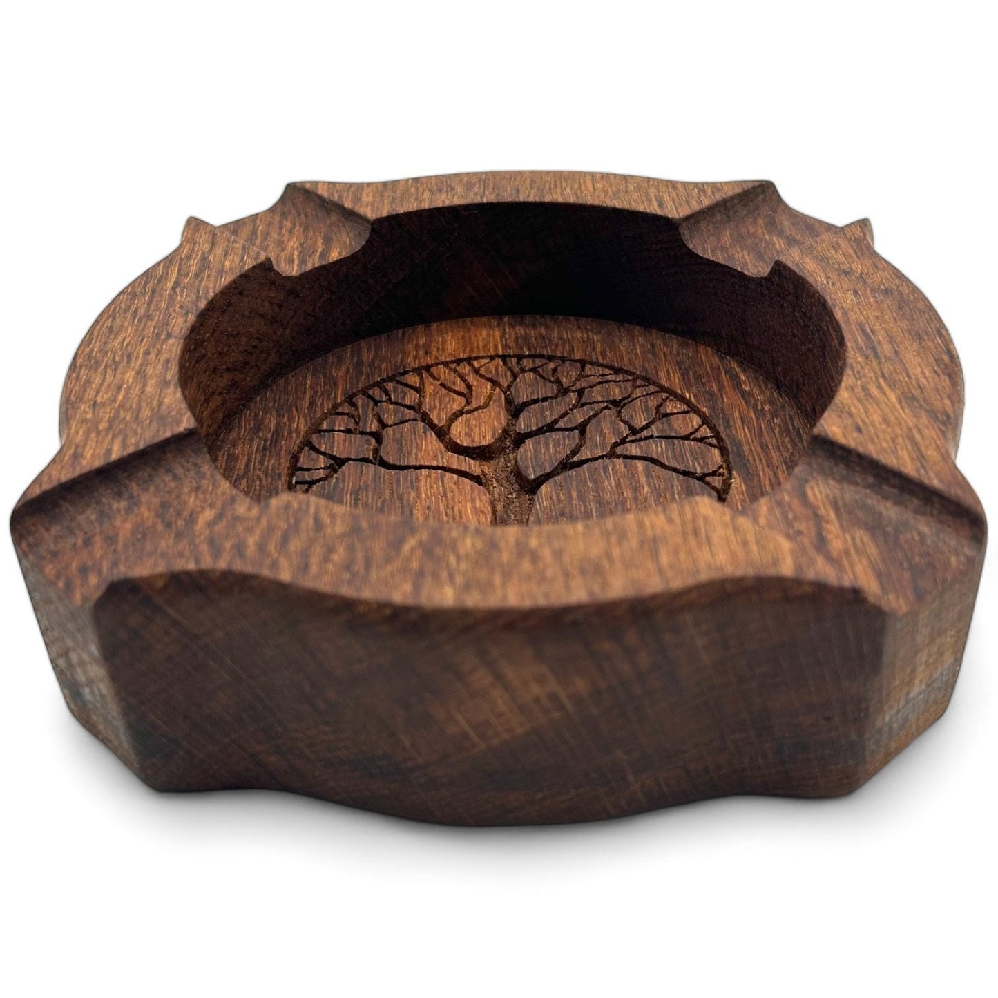 Cigar Ashtray French Oak Handcrafted Gift for Cigar Lovers Premium Quality Cigar Accessories Unique Luxury Cigar Ash Trays Gift for Him