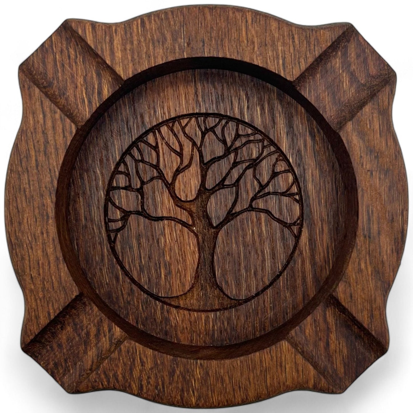 Cigar Ashtray French Oak Handcrafted Gift for Cigar Lovers Premium Quality Cigar Accessories Unique Luxury Cigar Ash Trays Gift for Him
