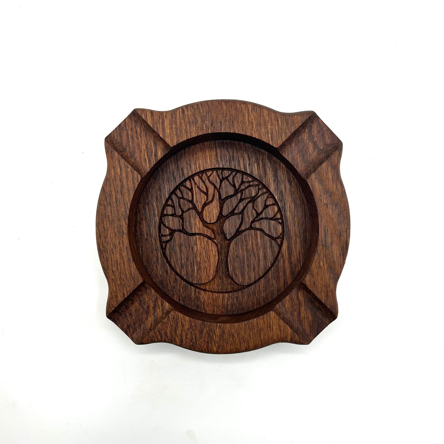 Cigar Ashtray French Oak Handcrafted Gift for Cigar Lovers Premium Quality Cigar Accessories Unique Luxury Cigar Ash Trays Gift for Him