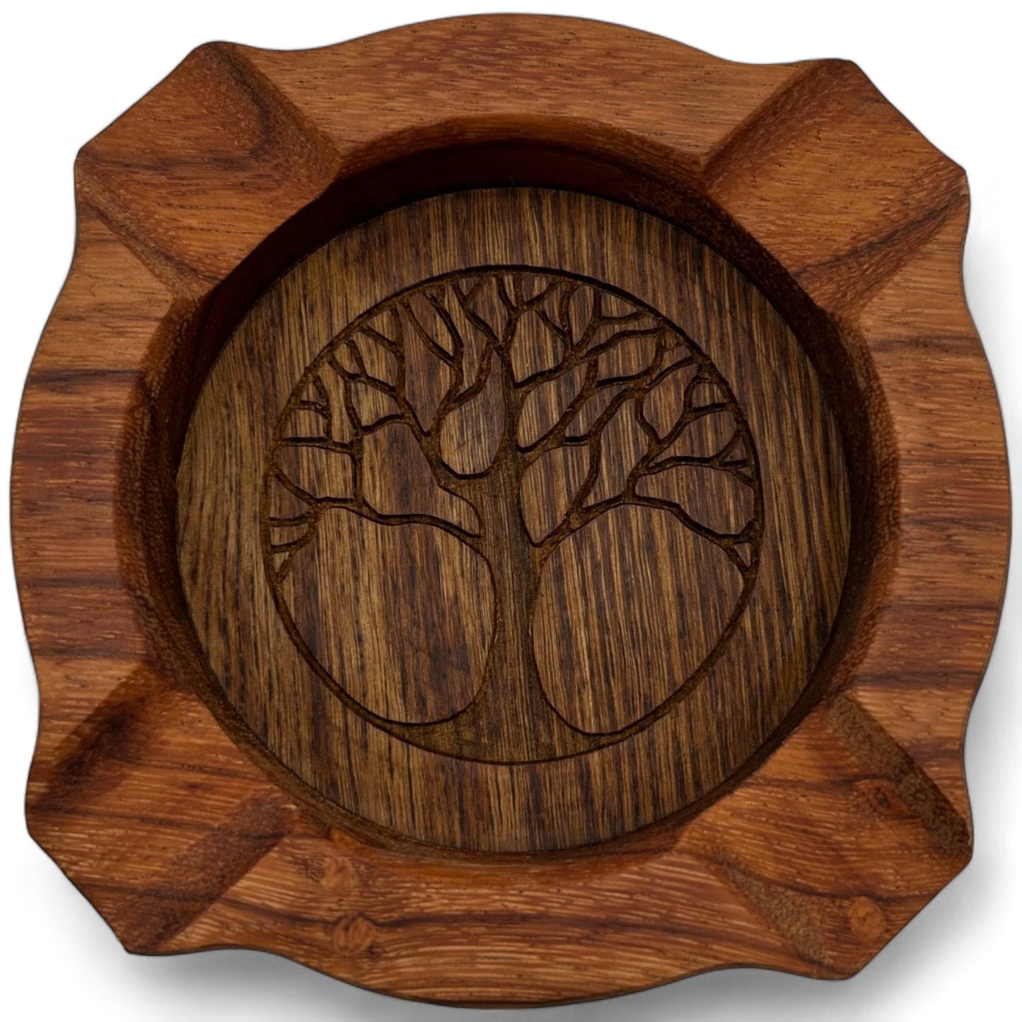 Cigar Ashtray Red Zebra French Oak Wood Handcrafted Gift for Cigar Lovers Premium Quality Cigar Accessories Unique Luxury Cigar Ash trays