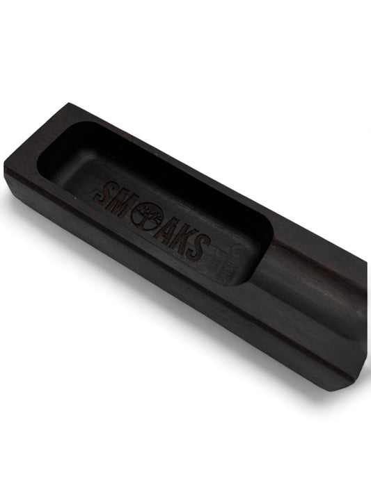 Luxury African Blackwood Cigar Ashtray - Handcrafted & Exclusive